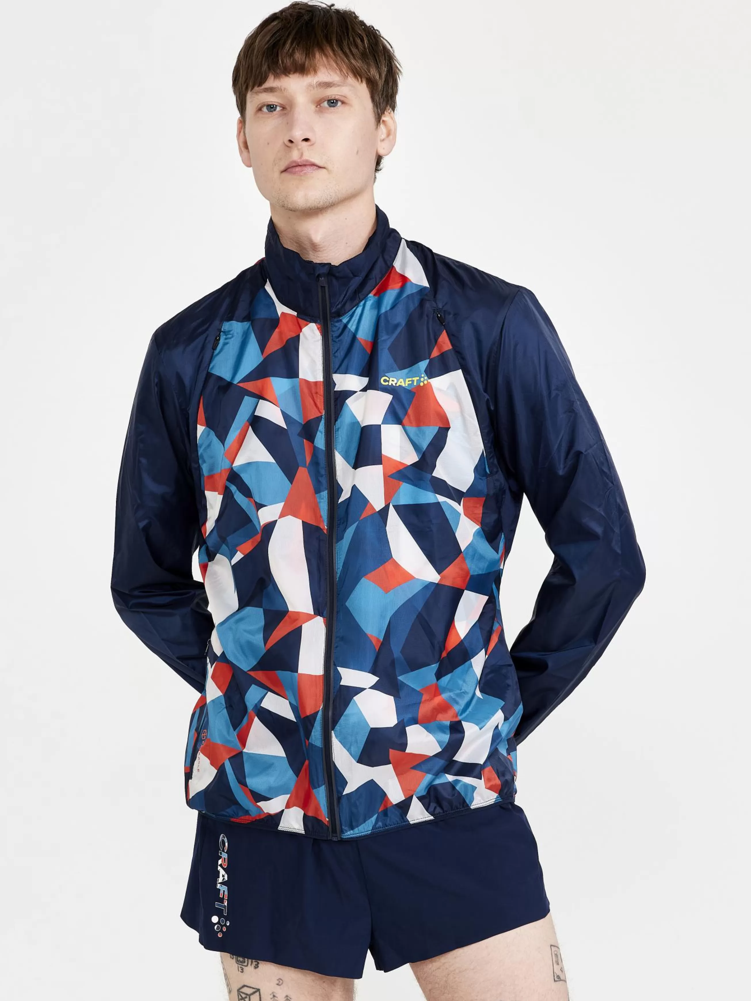 CRAFT Men's PRO Dazzle Camo Running Jacket