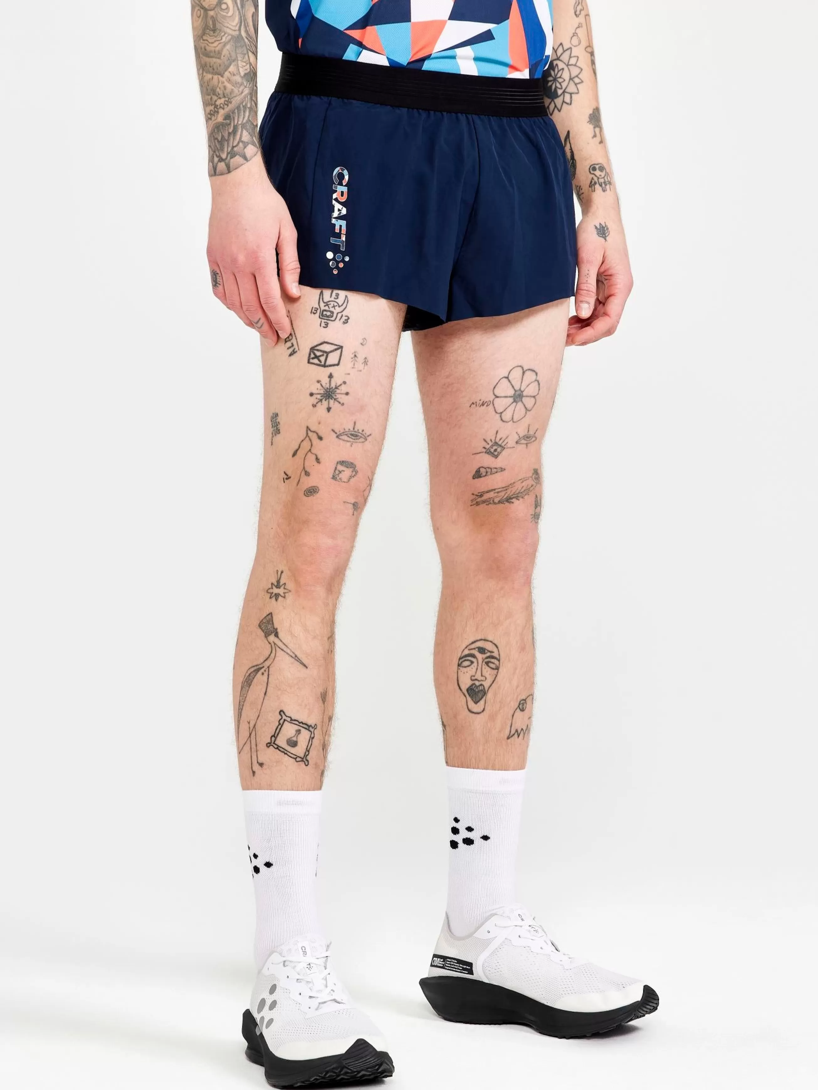 CRAFT Men's PRO Dazzle Camo Running Shorts
