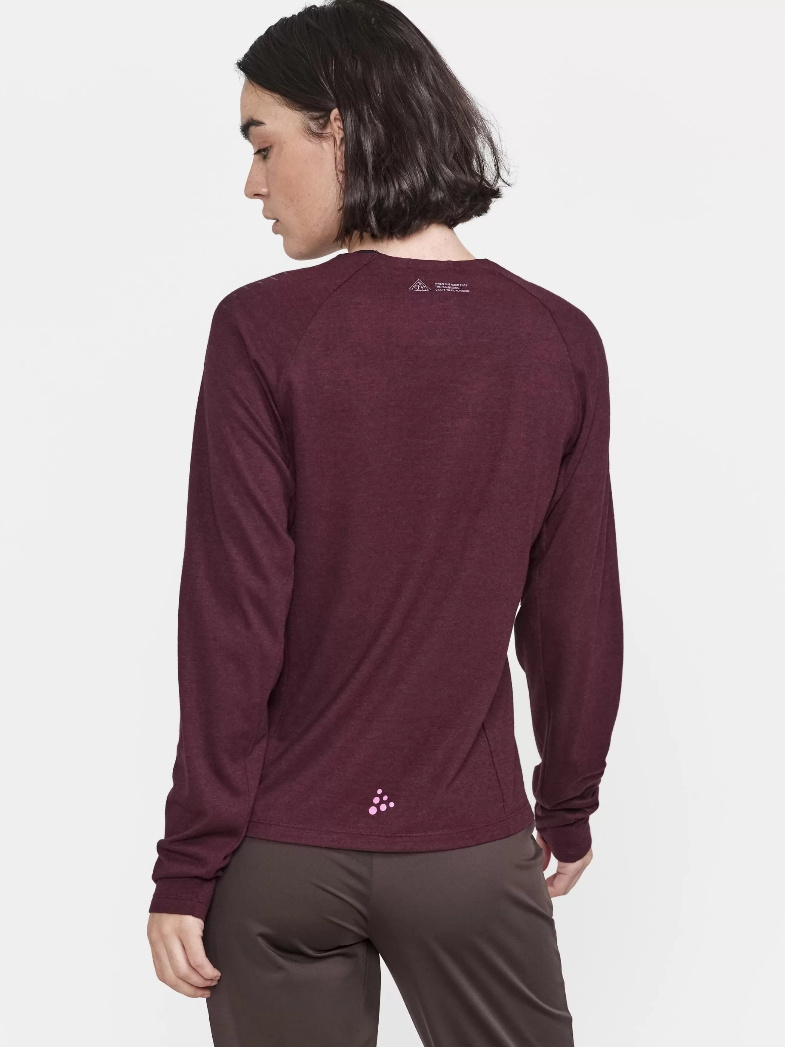 Women CRAFT WOMENS ADV TRAIL WOOL WIND LONG SLEEVE TEE