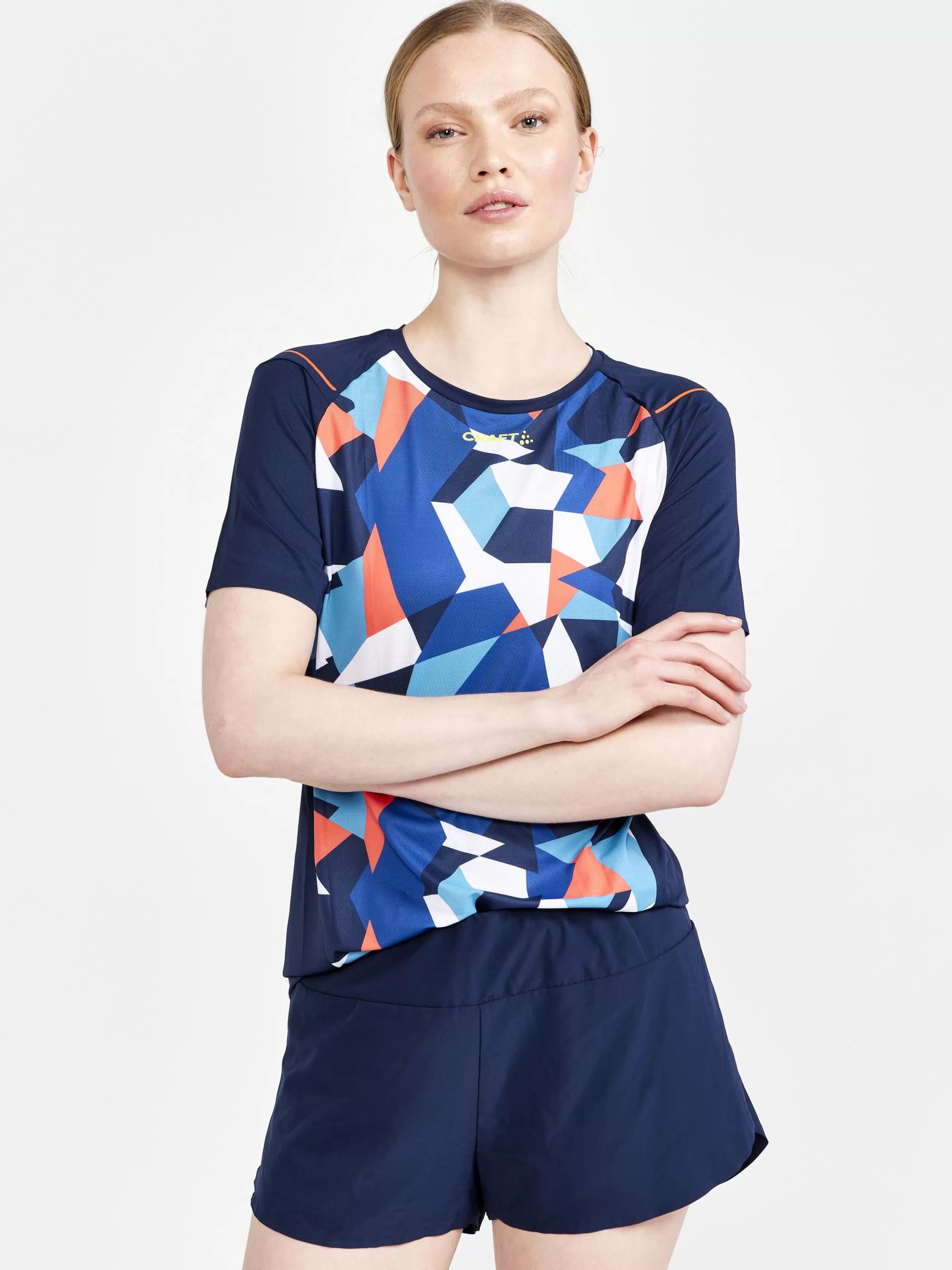 Women CRAFT Women's PRO Dazzle Camo Running Tee