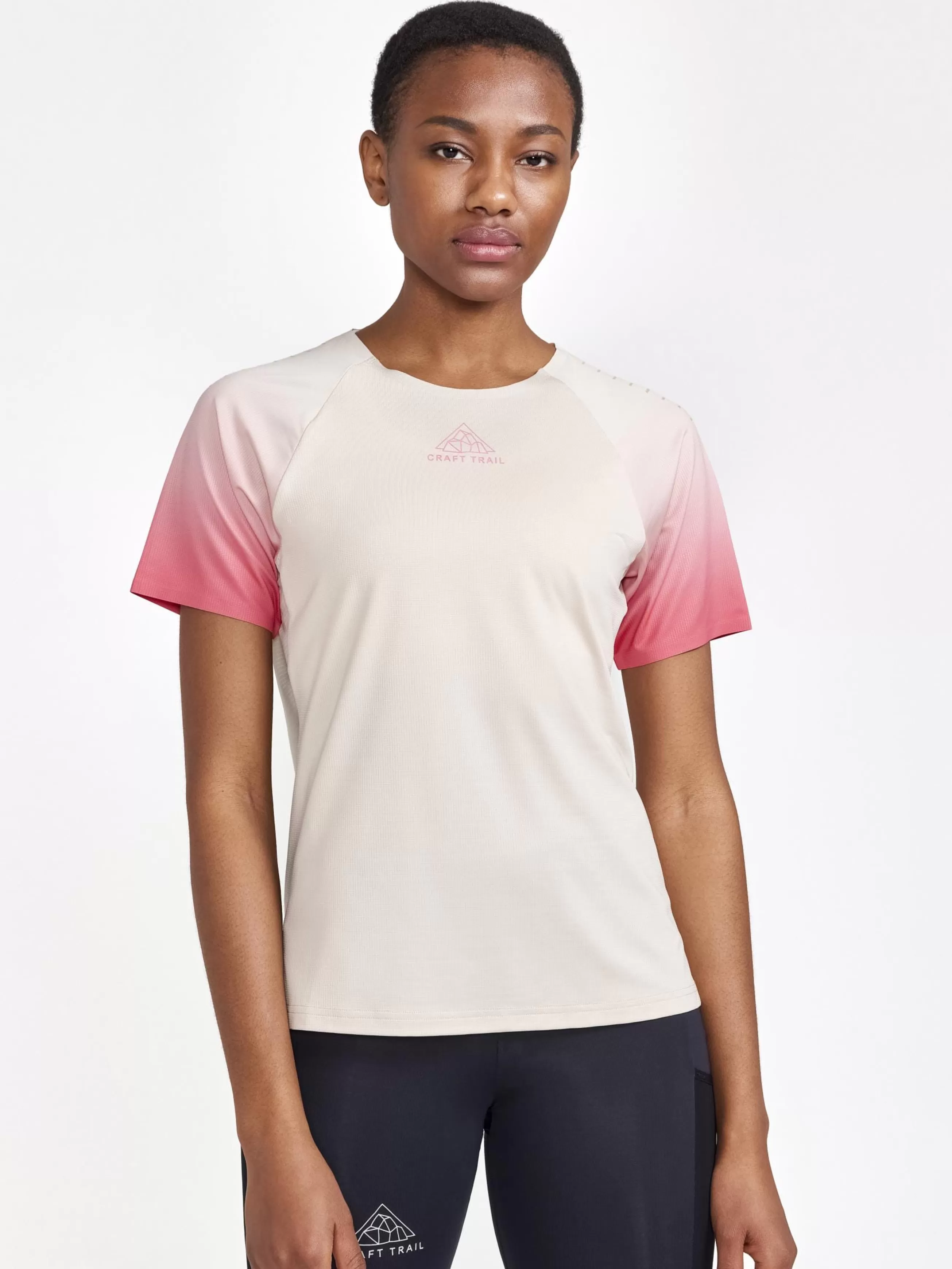 Women CRAFT Women's PRO Trail Running Short Sleeve Tee