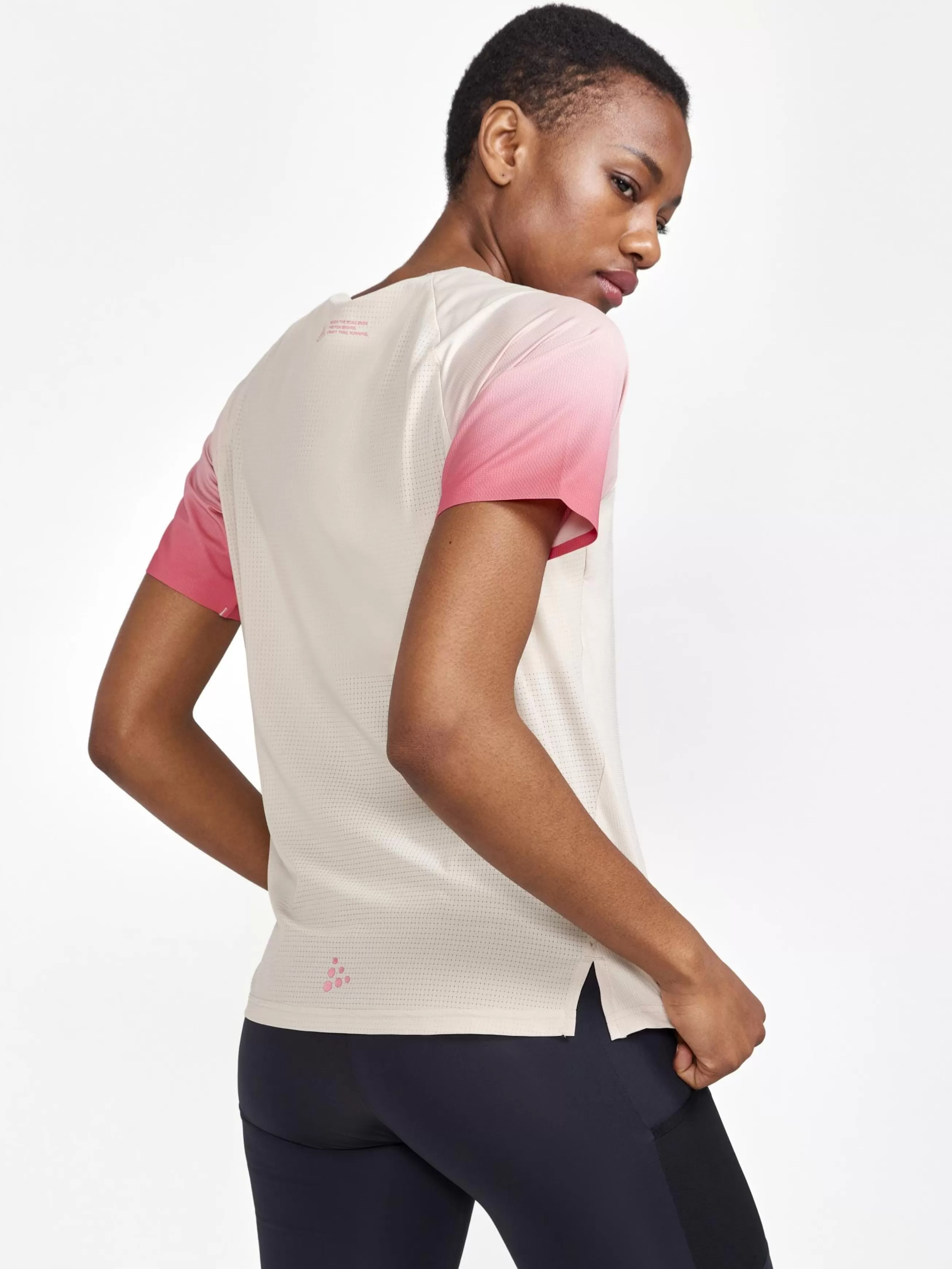 Women CRAFT Women's PRO Trail Running Short Sleeve Tee